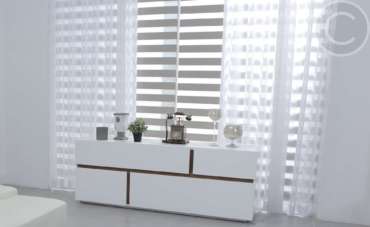 White Fitted Window Shutters